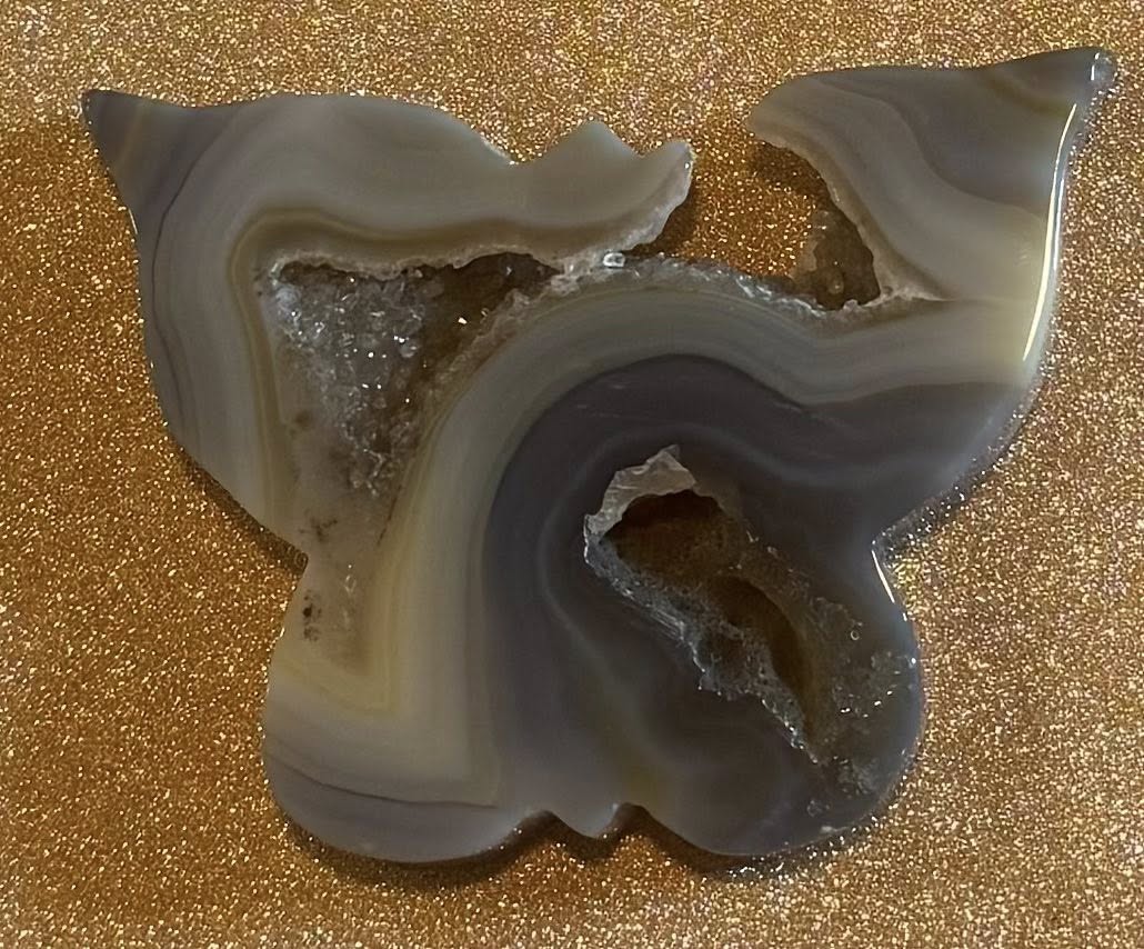 Agate Butterfly Carving
