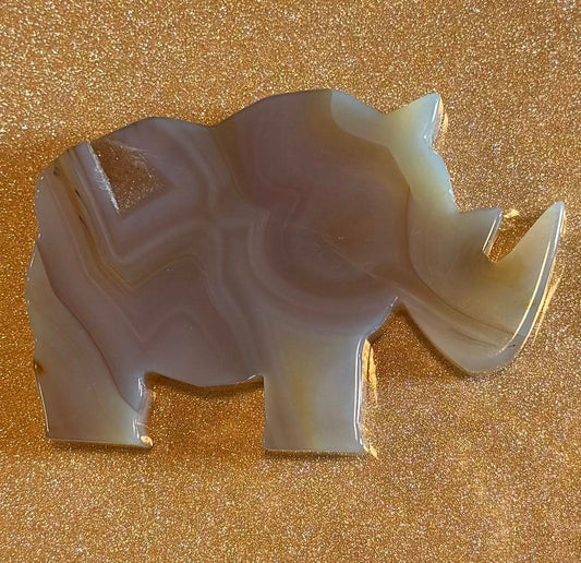 Agate Rhino Slice