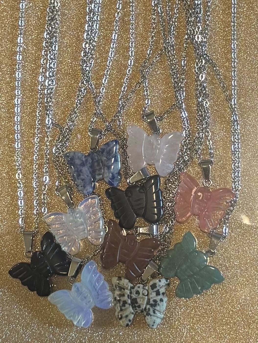 Crystal Butterfly Necklace
