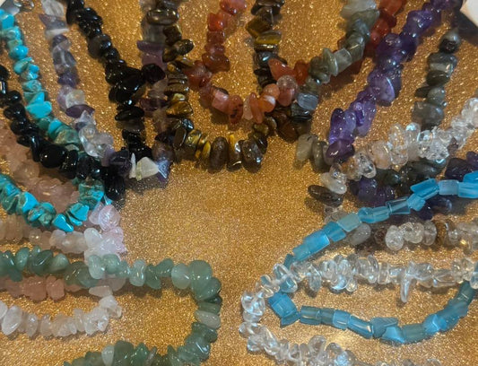 Crystal Chipped Anklet