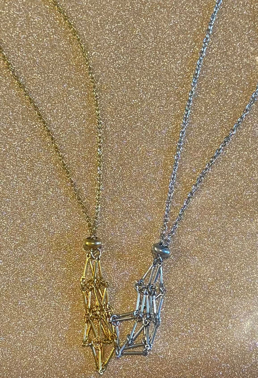Crystal Cage Necklace