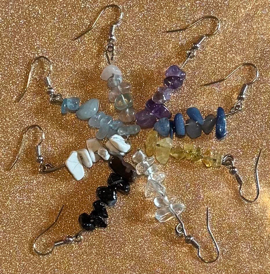 Crystal Chipped Earrings