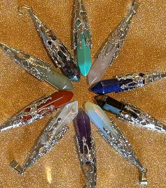 Hexagonal Crystal Necklace