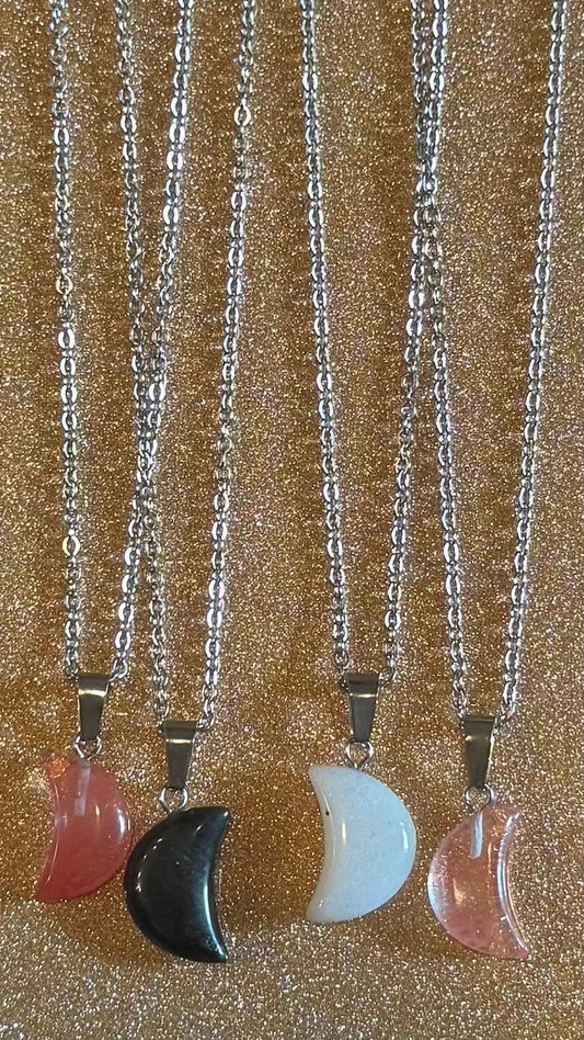 Crystal Moon Necklace