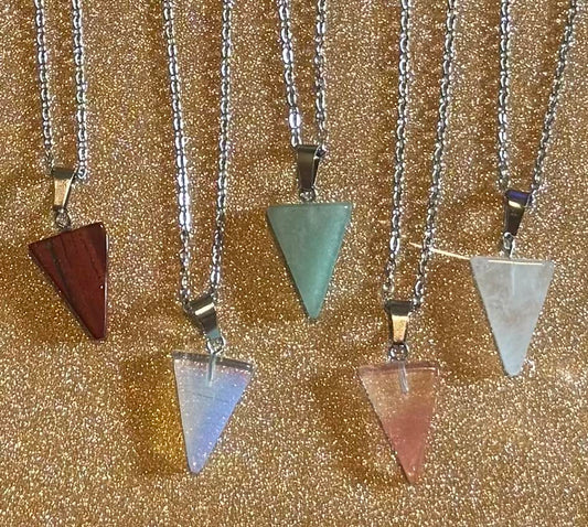 Crystal Spear Necklace