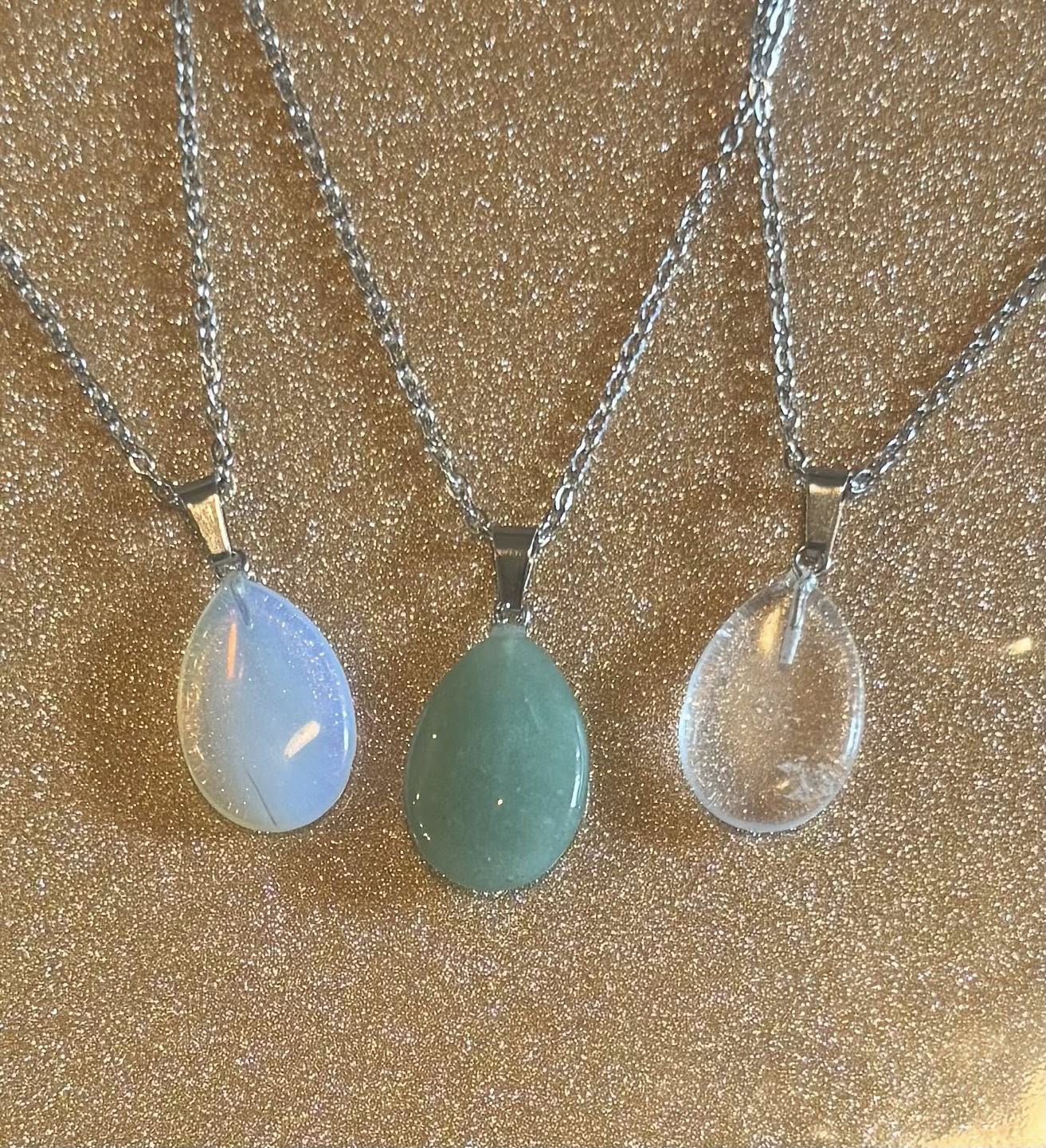Crystal Teardrop Necklace