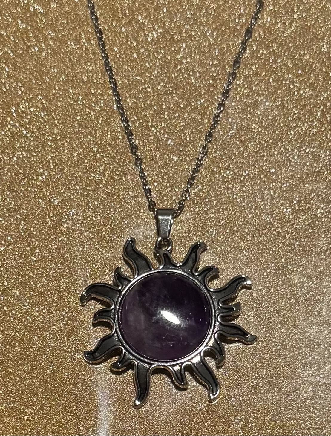 Crystal Sun Necklace