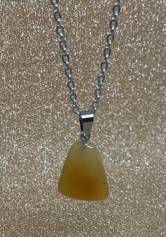 Yellow Aventurine Bell Necklace