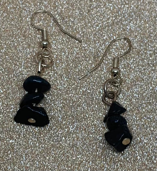 Black Agate Earrings