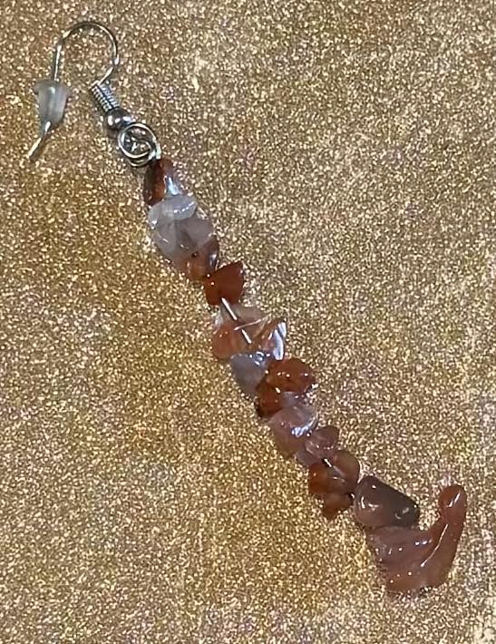 Crystal Chipped Dangle Earrings