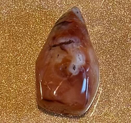 Carnelian Flame Carving