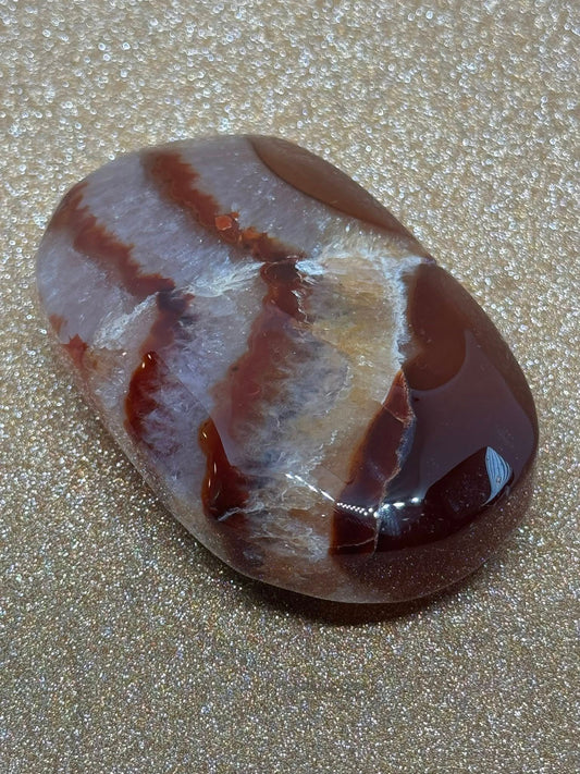 Carnelian Palm Stone