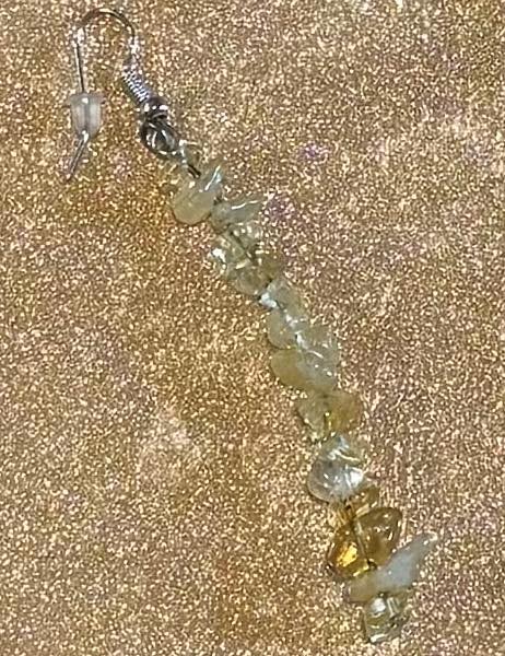 Crystal Chipped Dangle Earrings