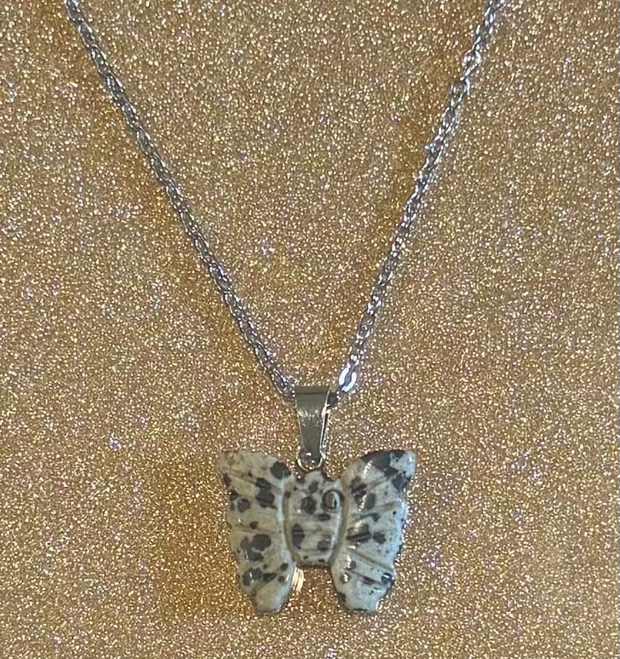 Crystal Butterfly Necklace