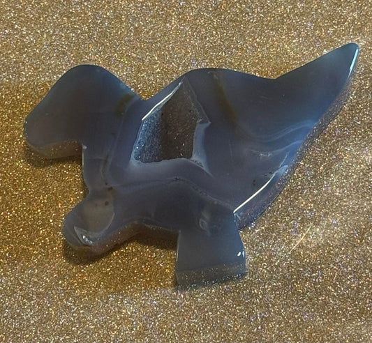 Agate Dinosaur Carving