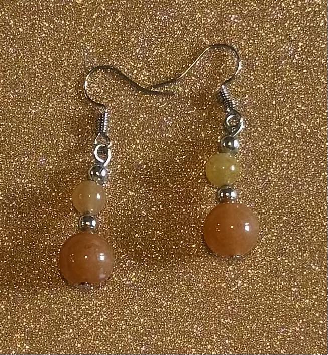 Crystal Orb Earrings