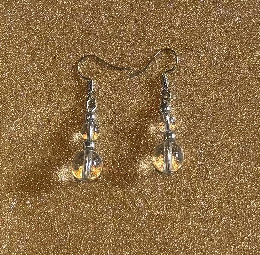 Crystal Orb Earrings