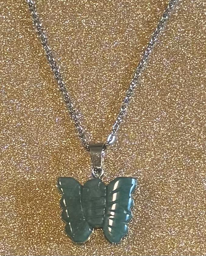 Crystal Butterfly Necklace