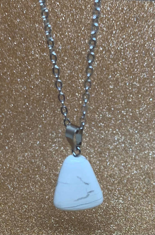 Howlite Bell Necklace