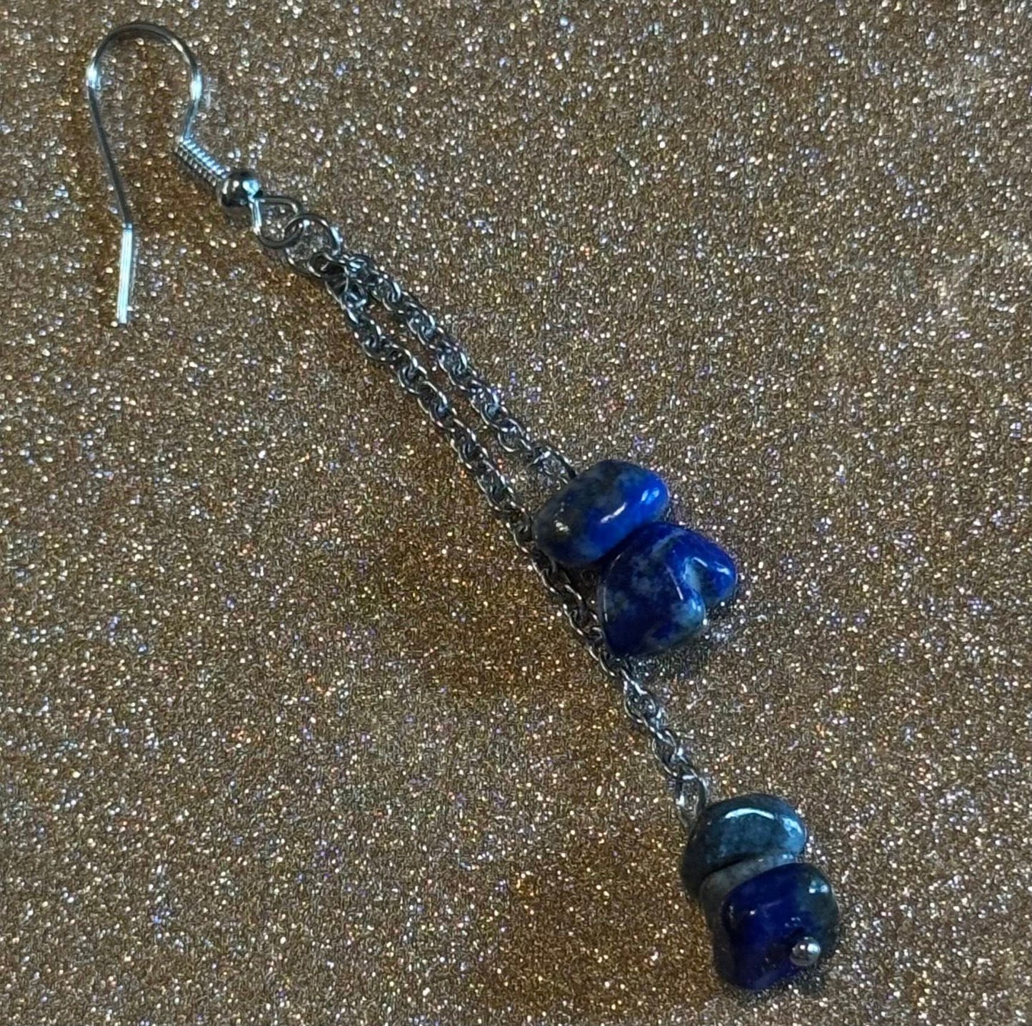 Crystal Chain Dangle Earrings