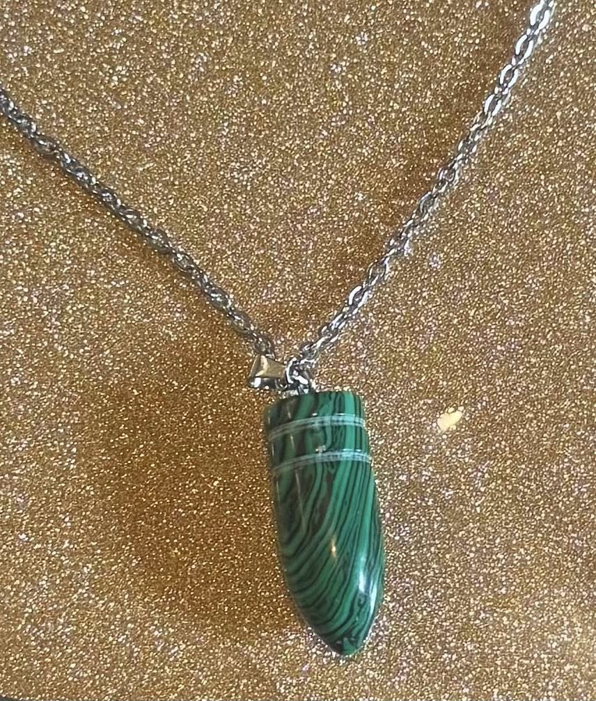 Crystal Bullet Necklace