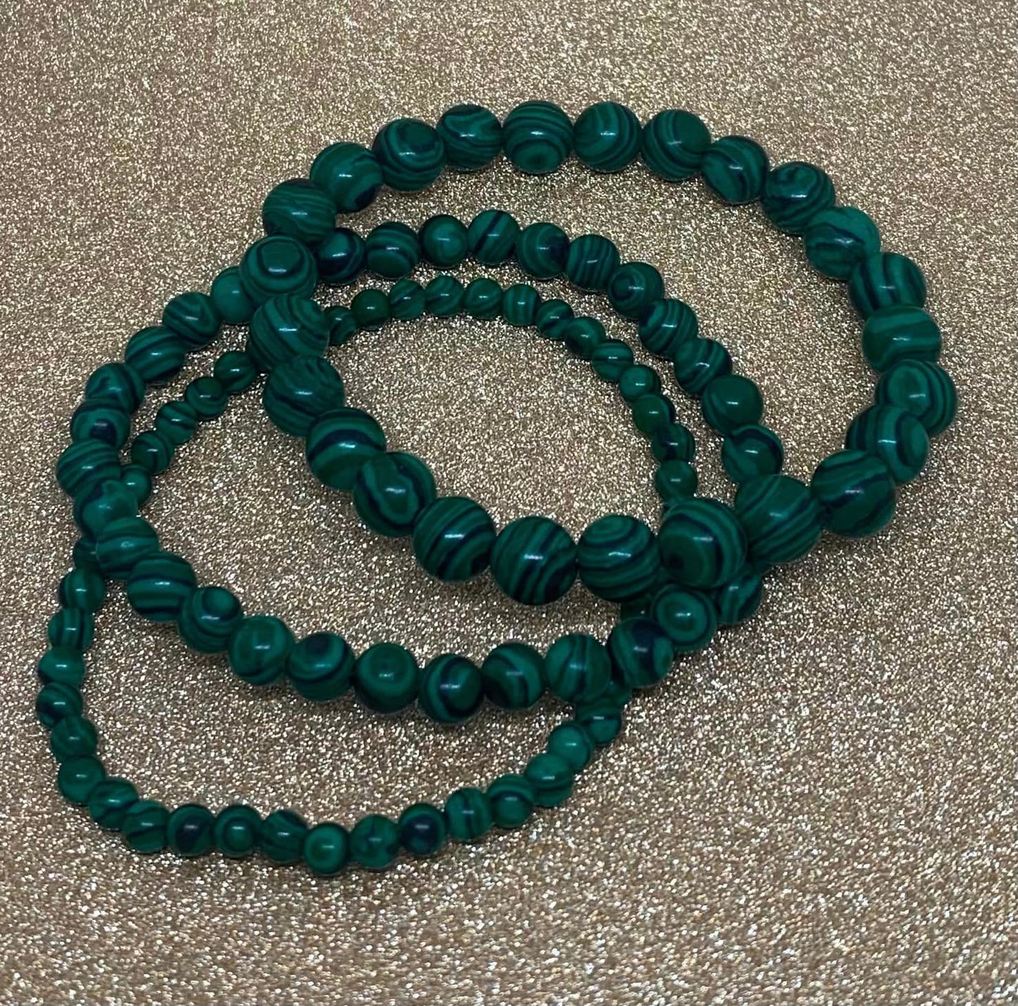 Malachite Bracelet Set