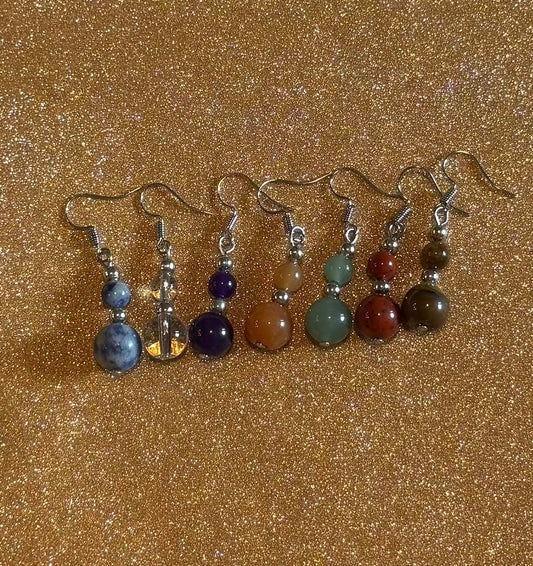 Crystal Orb Earrings