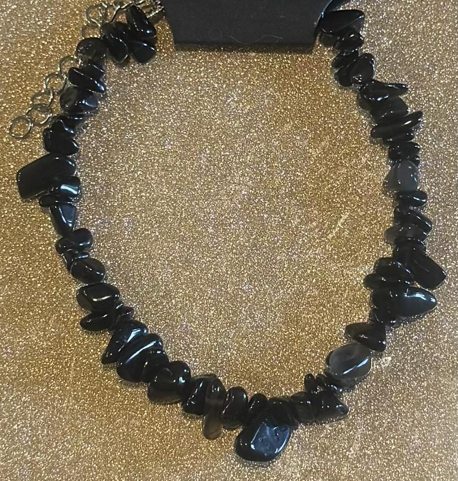 Crystal Chipped Anklet