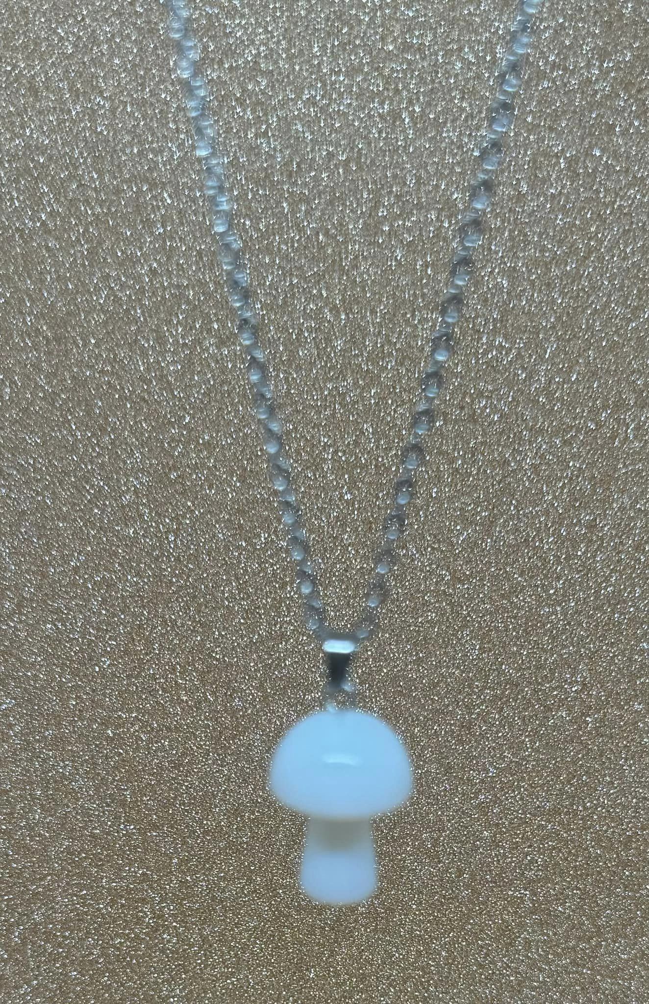 Opalite Mushroom Necklace