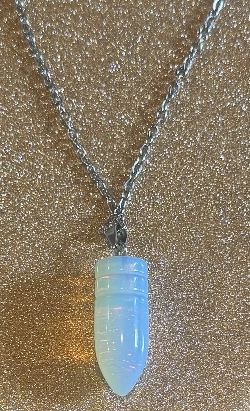 Crystal Bullet Necklace