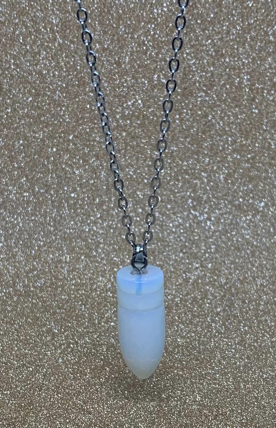 Opalite Bullet Necklace