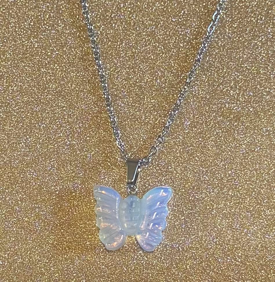 Crystal Butterfly Necklace