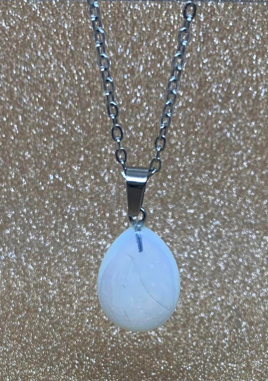 Opalite Teardrop Necklace