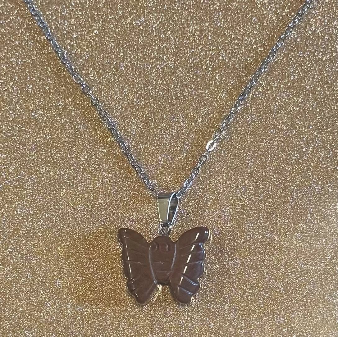 Crystal Butterfly Necklace