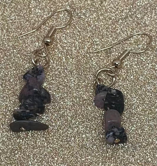 Rhodonite Earrings