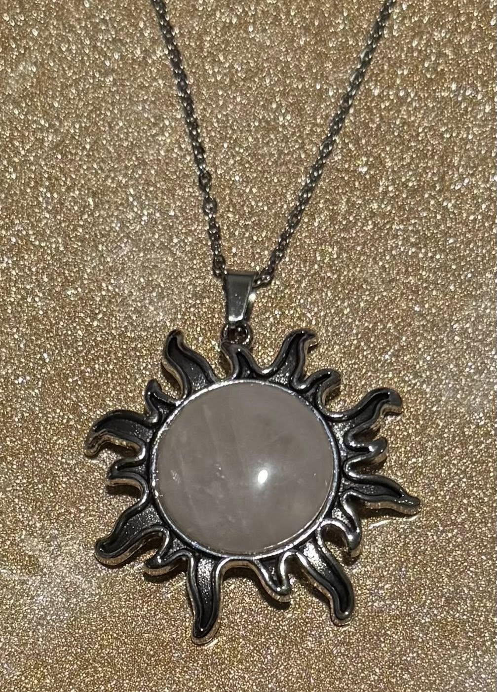 Crystal Sun Necklace