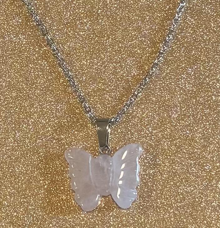 Crystal Butterfly Necklace