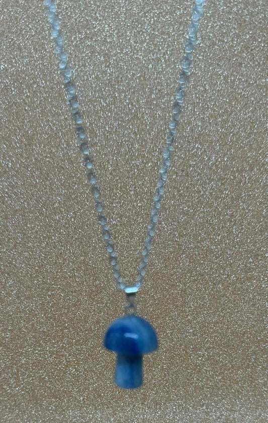 Sodalite Mushroom Necklace