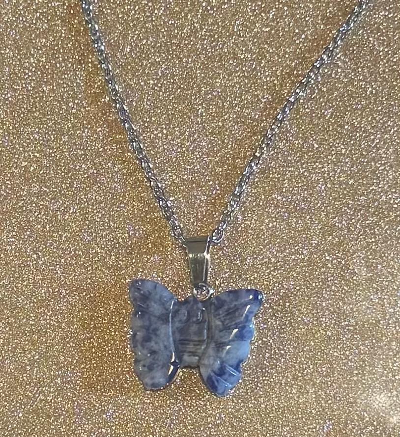 Crystal Butterfly Necklace