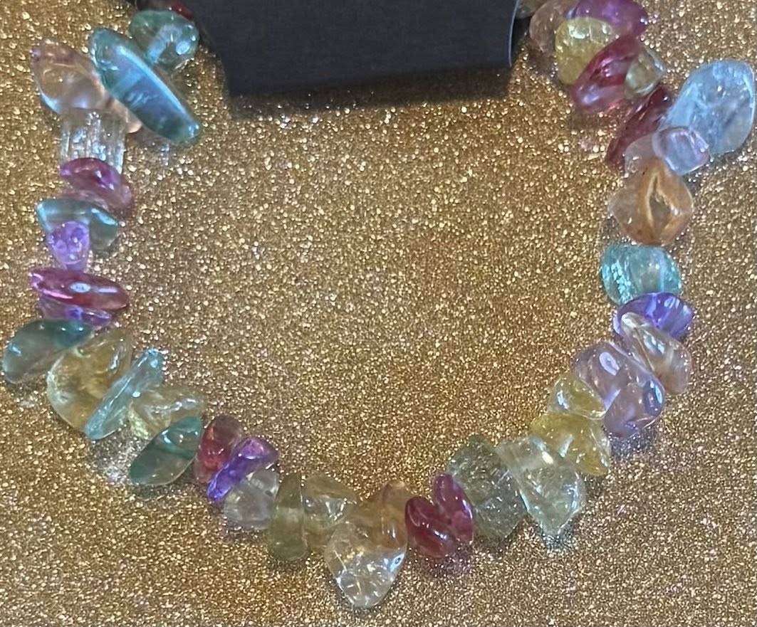 Chipped Crystal Bracelet