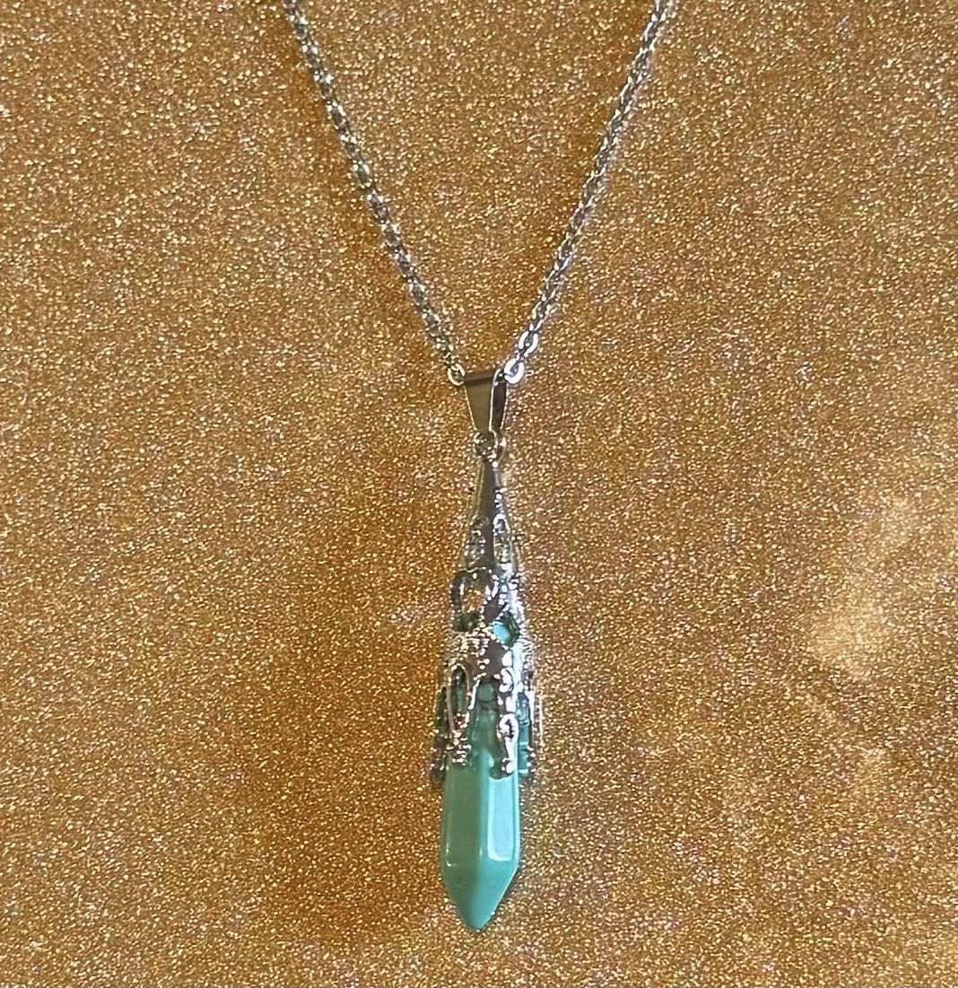 Hexagonal Crystal Necklace
