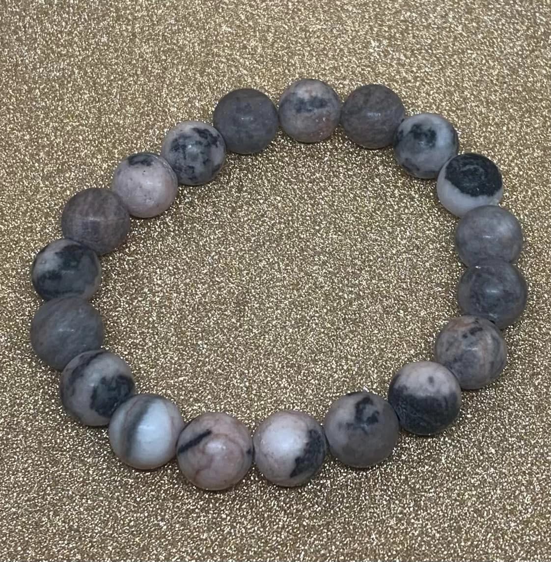 Pink Zebra Jasper Bracelet